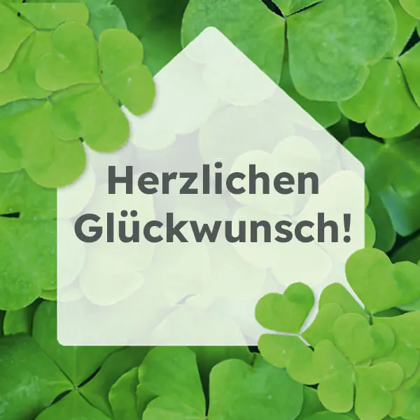 Gutschein zum Ausdrucken - Motiv: Glückwunsch