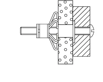 Fischer Hohlraumdübel aus Metall 5.0 x 65 mm - 20 Stück