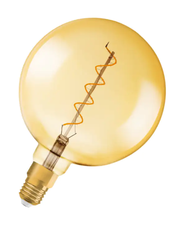 4058075092013 Osram LED Leuchtmittel Globe Vintage 1906 E27 4W warmweiß, amber