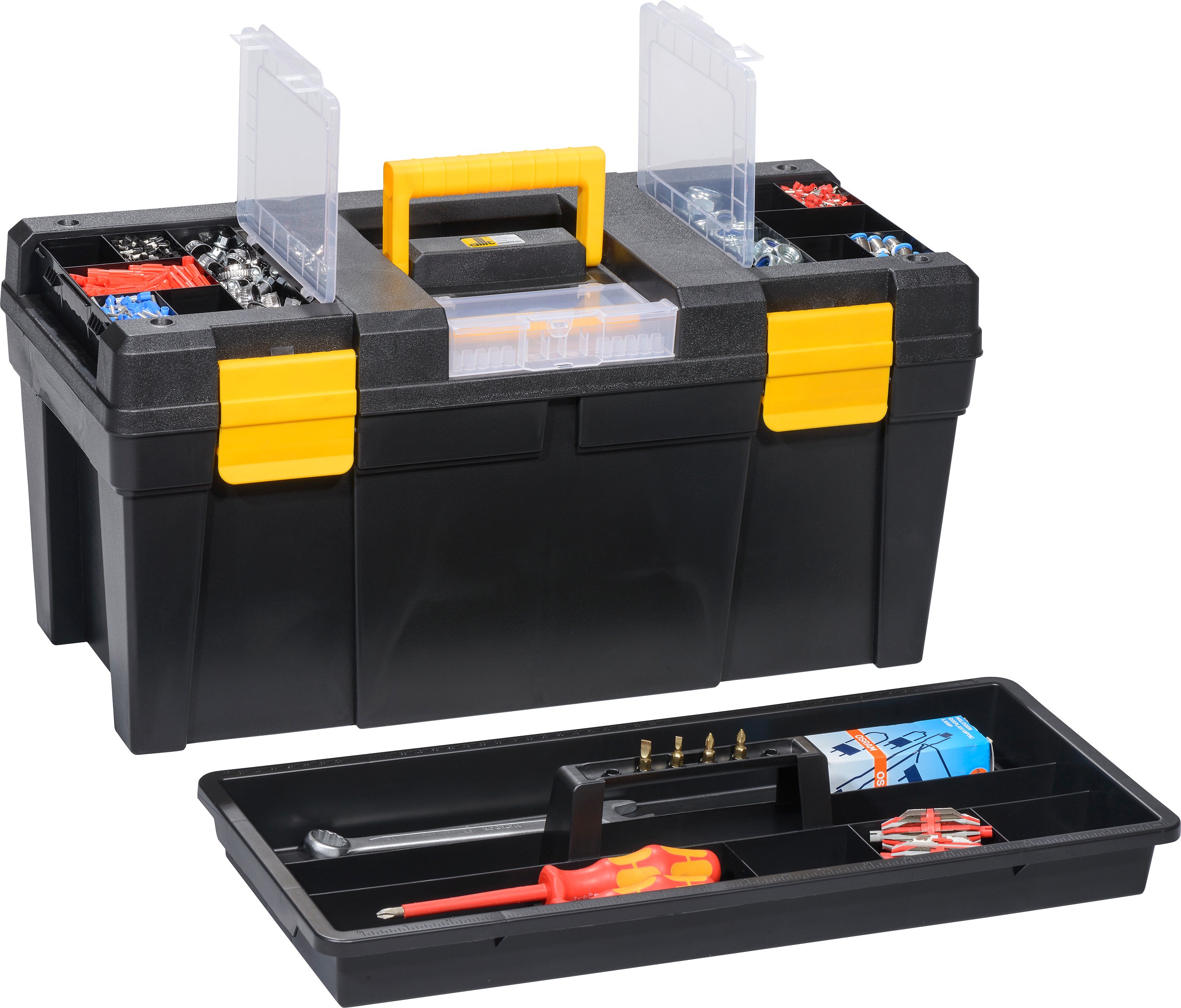 Allit Werkzeugkoffer McPlus Promo 23 schwarz gelb ohne Inhalt Allit Werkzeugkoffer McPlus Promo 23 schwarz gelb ohne Inhalt