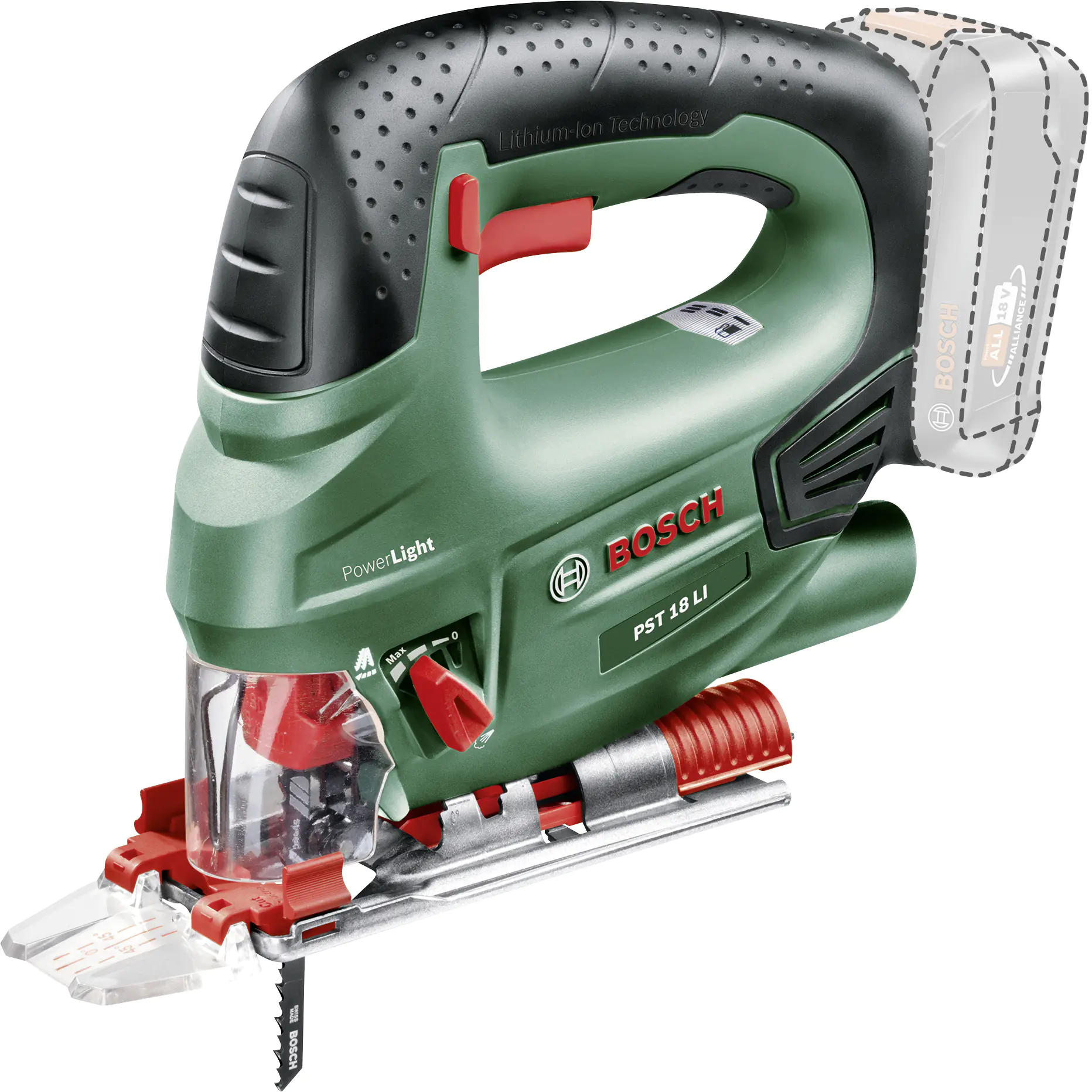 Bosch Akku-Stichsäge PST 18 LI 18V 2,5 Ah Solo Bosch Akku-Stichsäge PST 18 LI 18V 2,5 Ah Solo