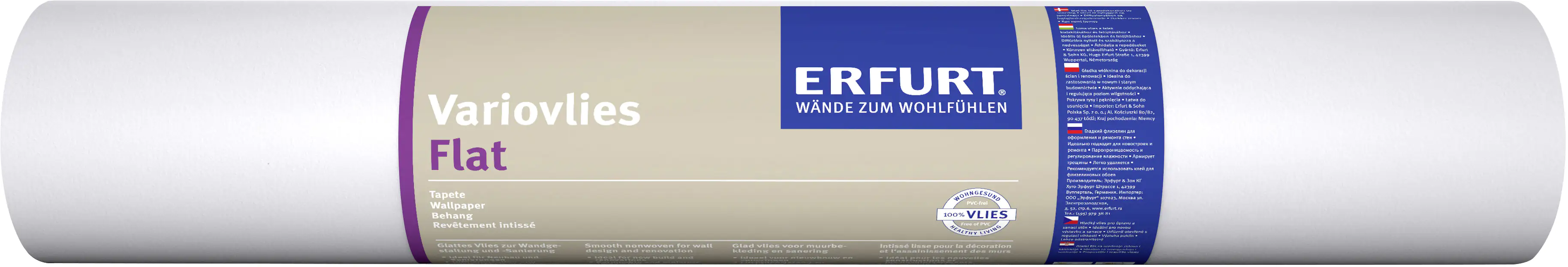 4000599011209_1042610 Erfurt Variovlies Flat weiß 0,75 x 20 m