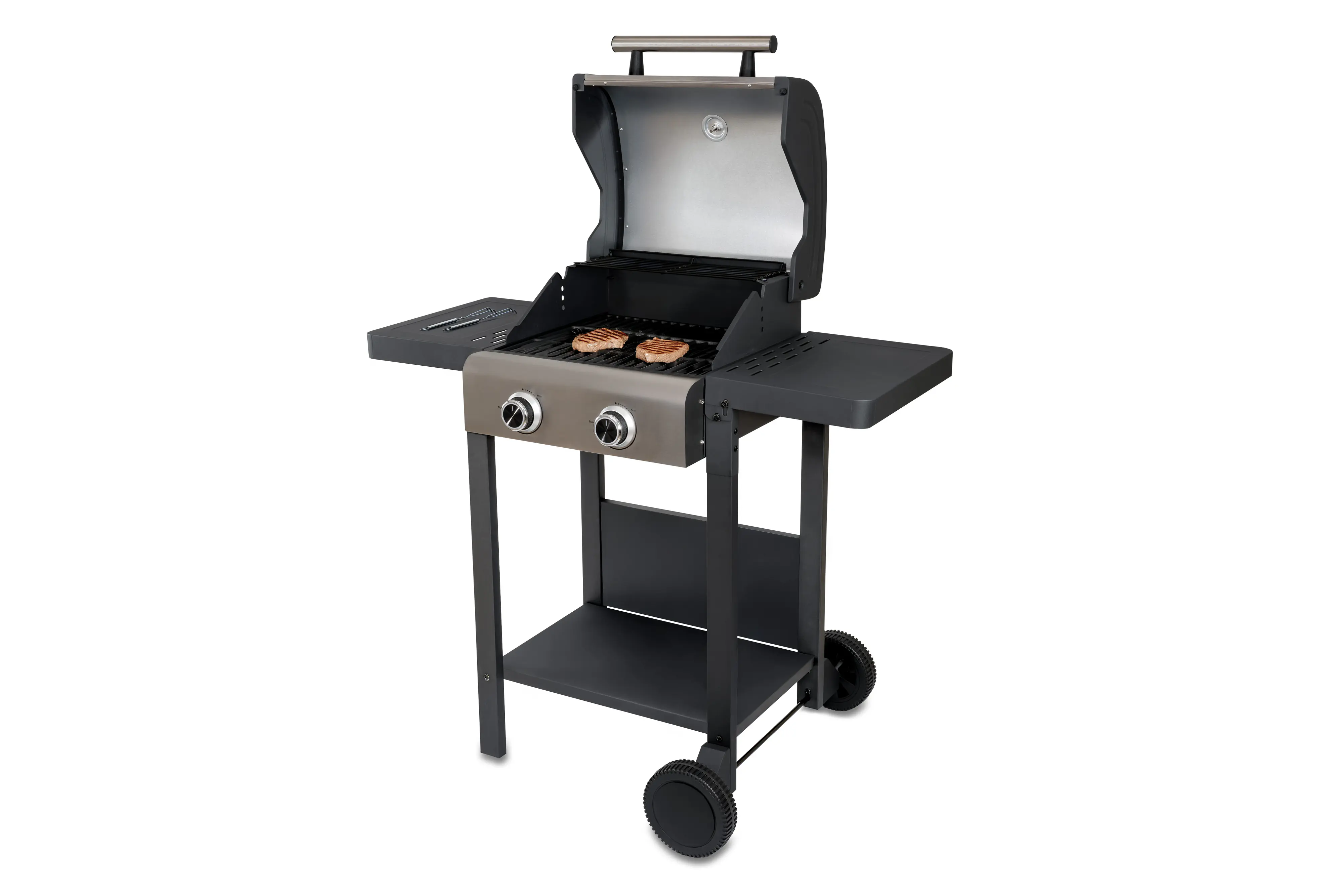 Unold 58595 BBQ Grillwagen Buddy 2600 W Grillfläche: 45 x 40 cm