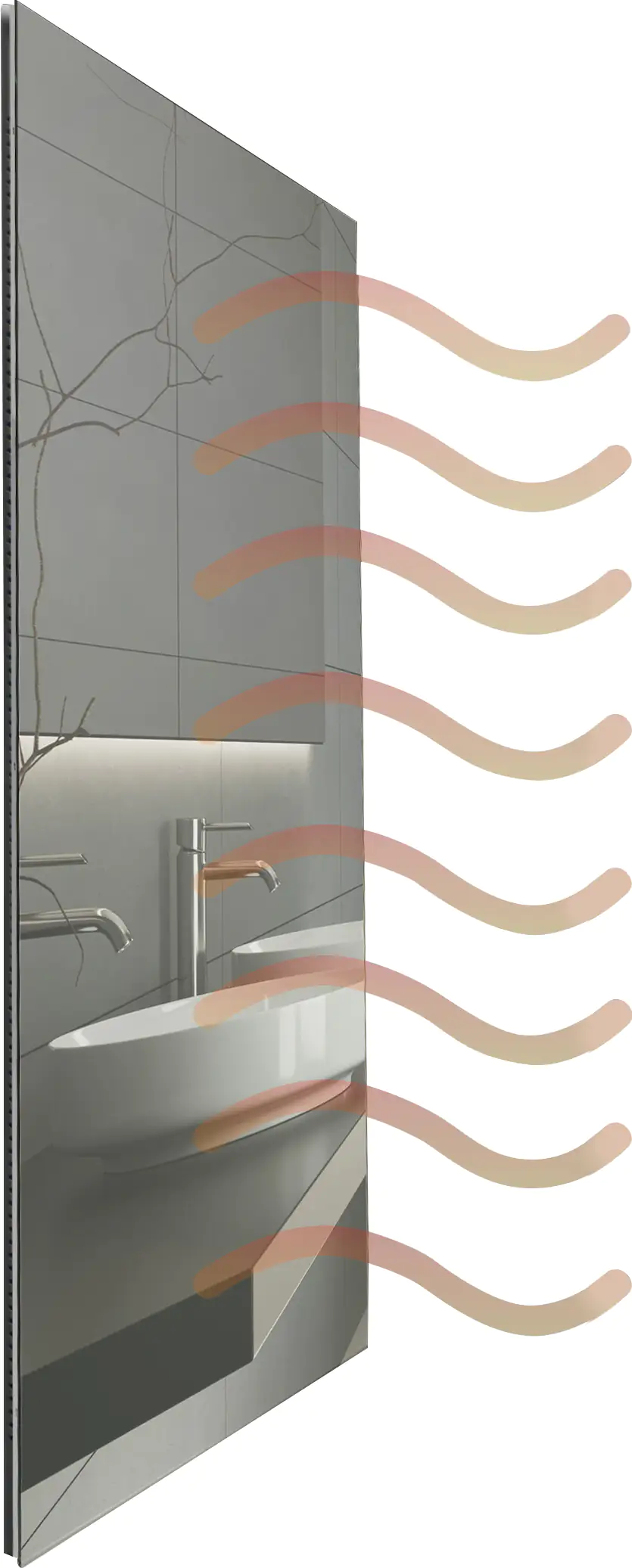 Bella Jolly Infrarot Spiegelheizkörper GP600 60 x 100 cm 600 Watt, spiegel Bella Jolly Infrarot Spiegelheizkörper GP600 60 x 100 cm 600 Watt, spiegel