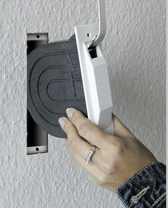 Schellenberg Einlasswickler Mini weiß inkl. 5 m Gurt