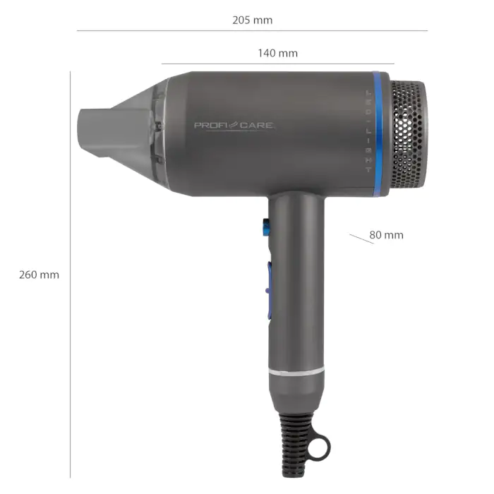 Proficare Haartrockner PC-HT3082 1800 Watt, Ionisierungsfunktion