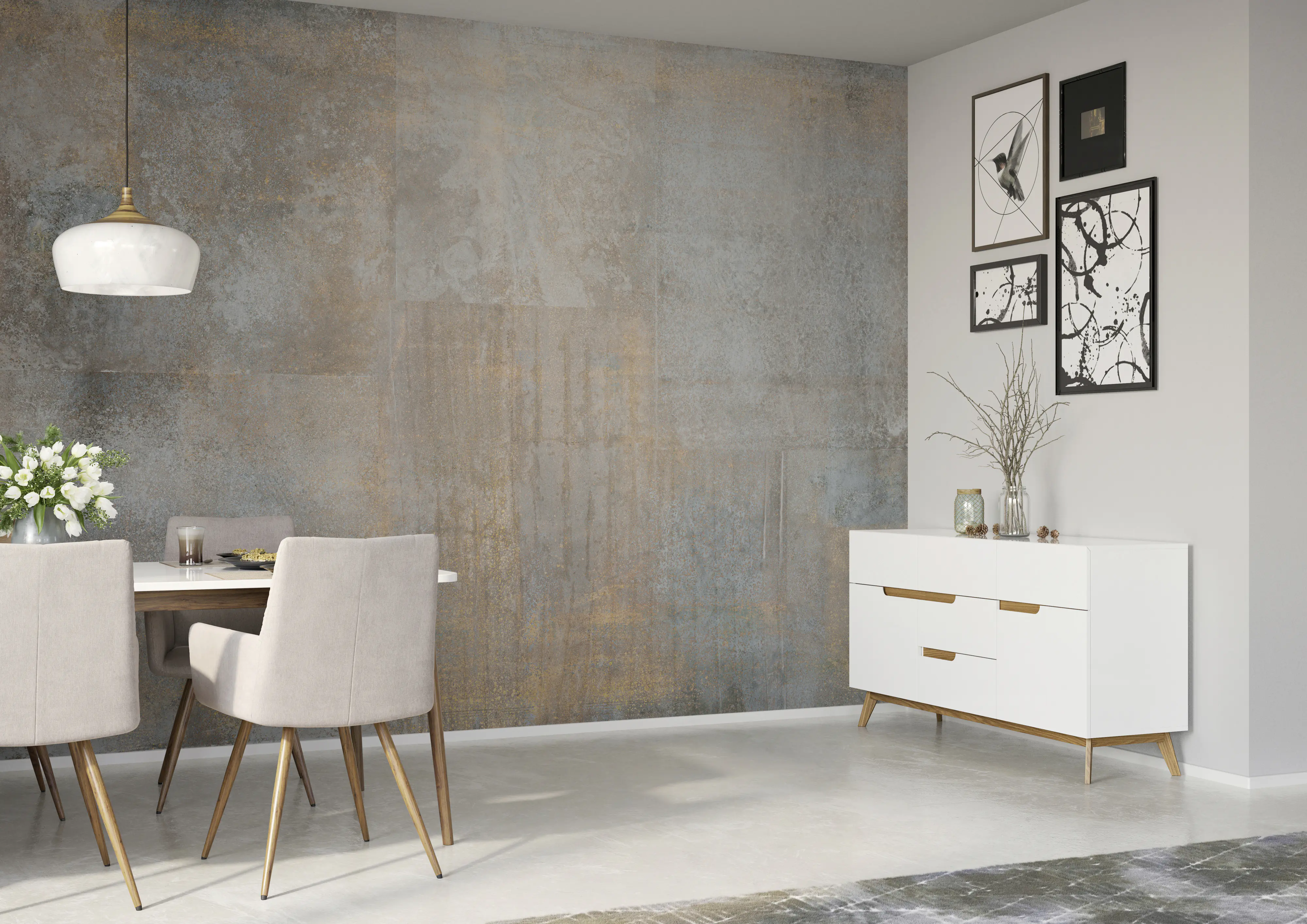 Rasch Vlies Fototapete 364194 Rot-Rotbraun Muster & Motive 3 m x 4,24 m