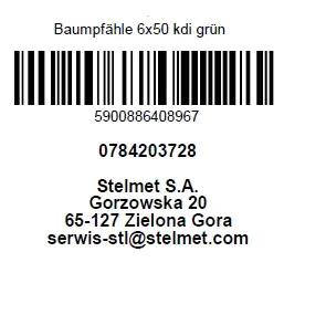 Baumpfahl 50 cm, Ø 6 cm, kesseldruckimprägniert