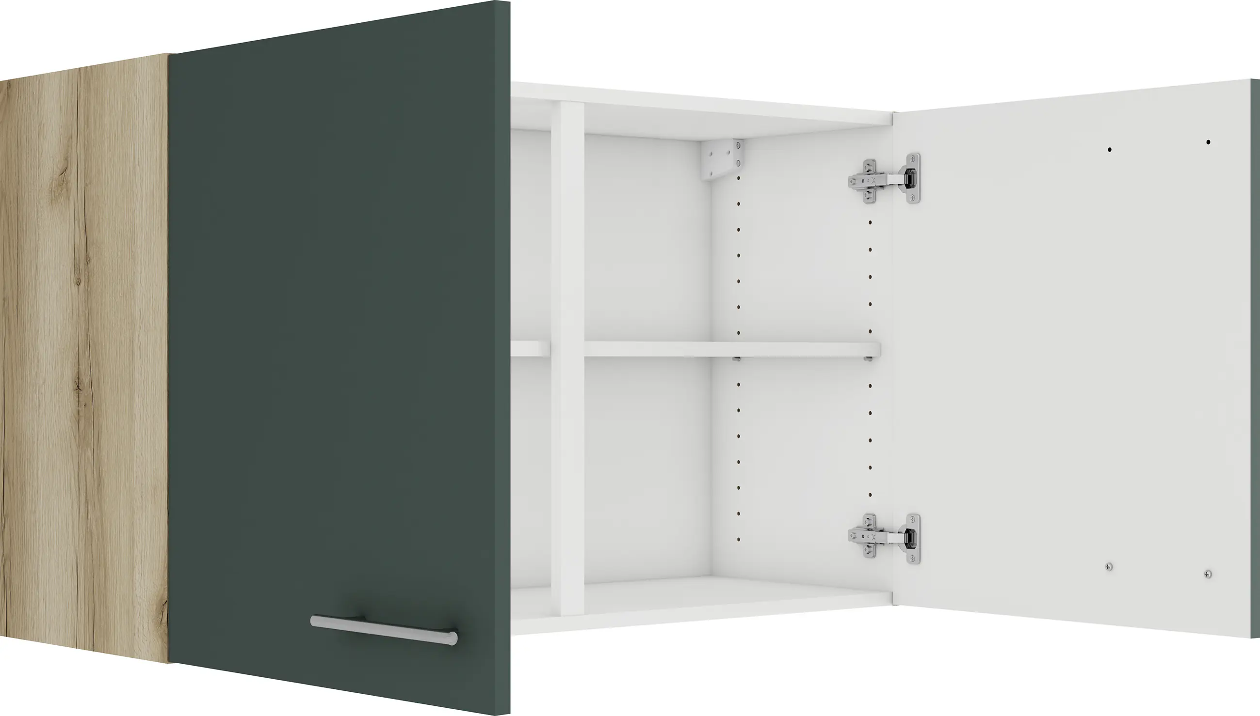 Optifit Oberschrank Savona 405 steingrün/eiche 100 cm
