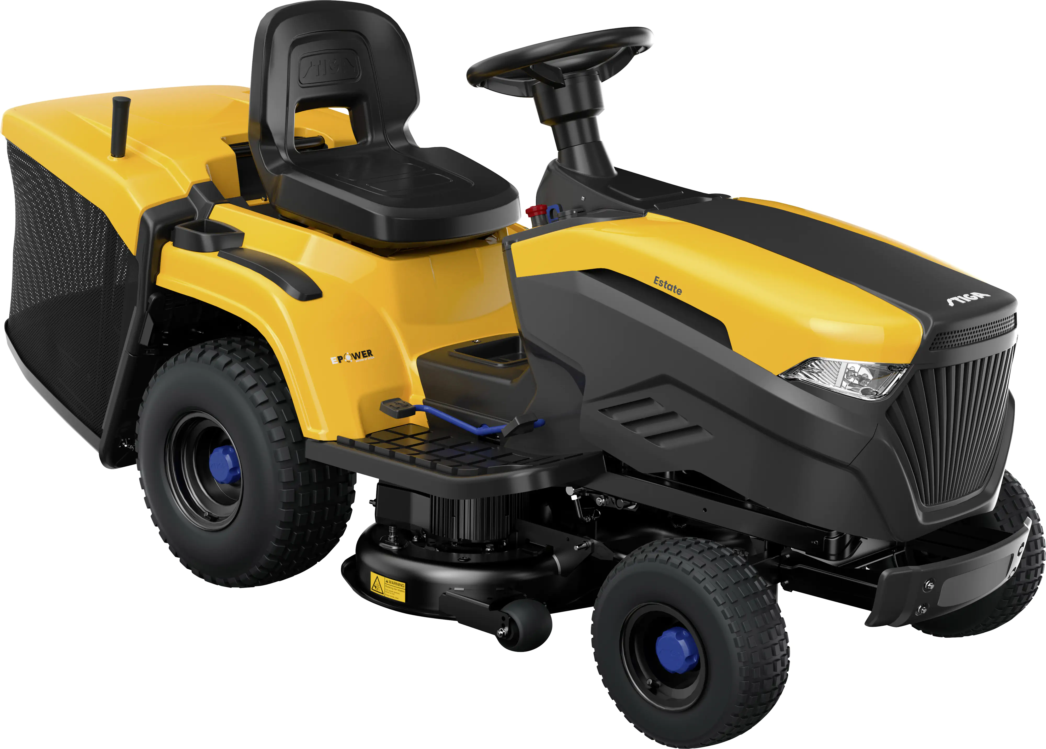 Stiga Akku Rasentraktor Estate 384e, 48 V, 84 cm Schnittbreite