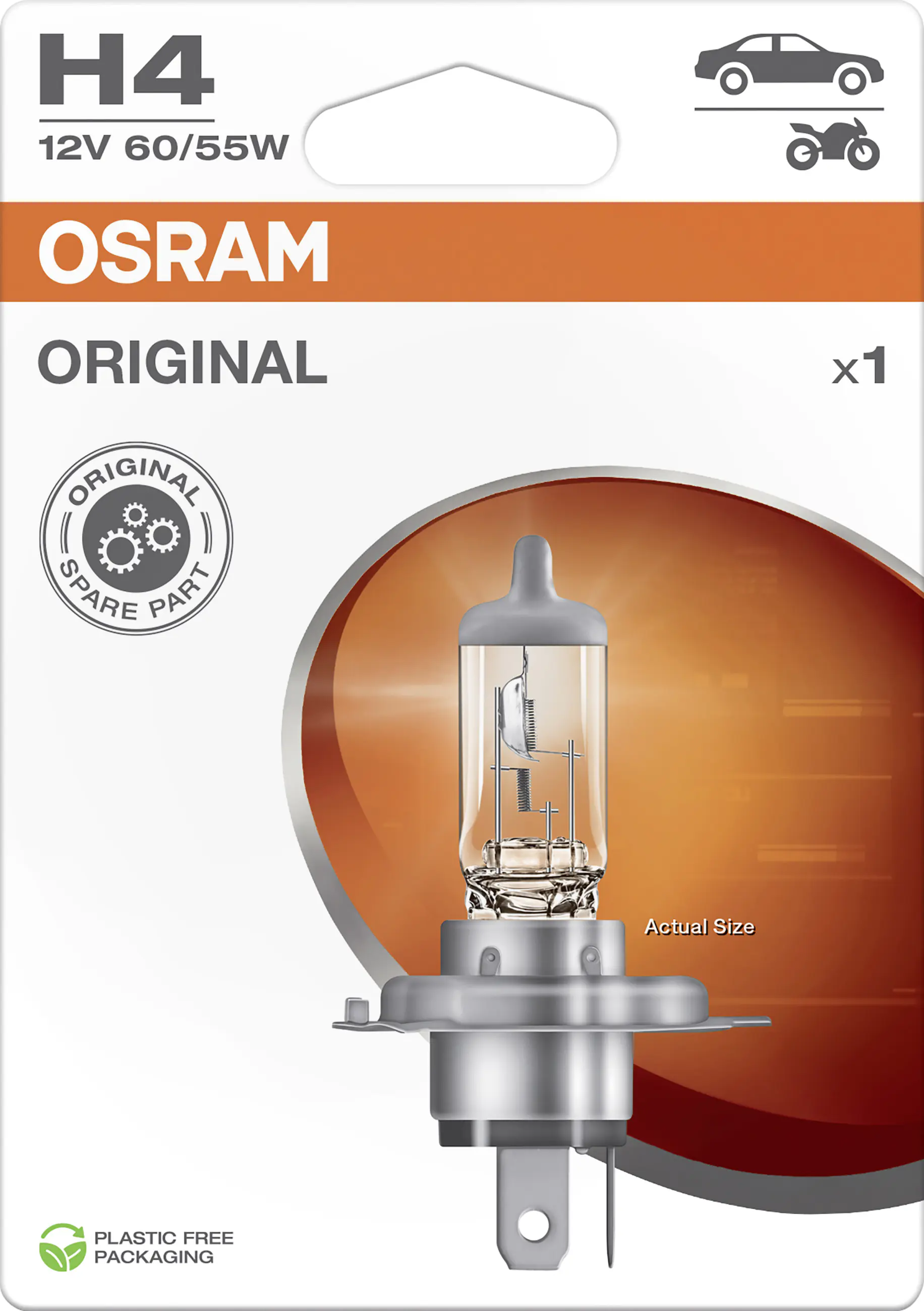 Osram Scheinwerferlampe H4 Original 2.0