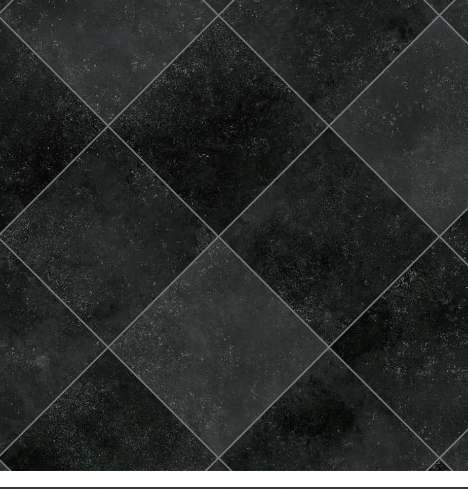 Bodenbelag Vinyl 3 m Track Fliesenoptik anthrazit