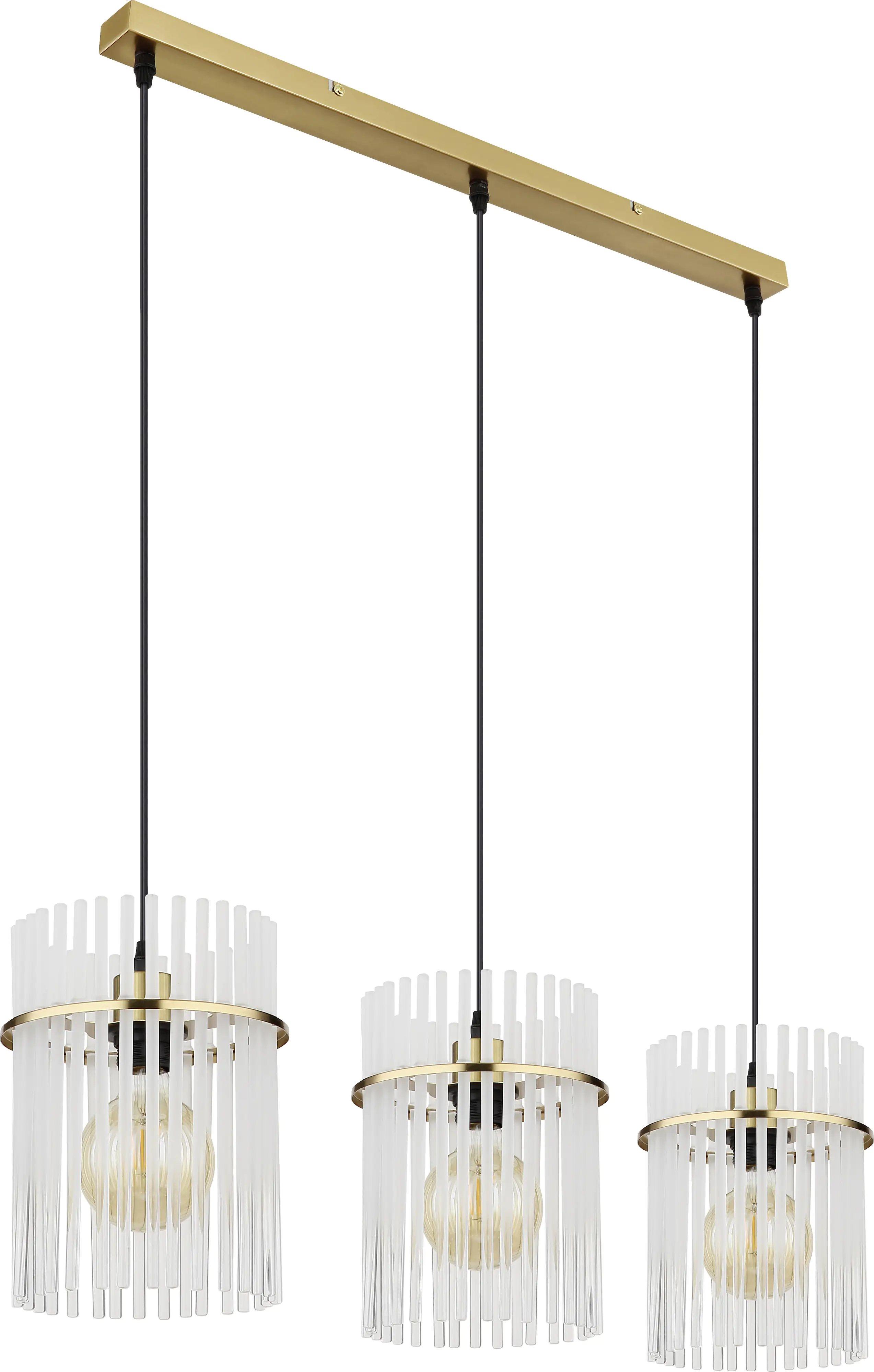 Globo Hängeleuchte Gorley 3-flammig, E27, IP20, gold Globo Hängeleuchte Gorley 3-flammig, E27, IP20, gold