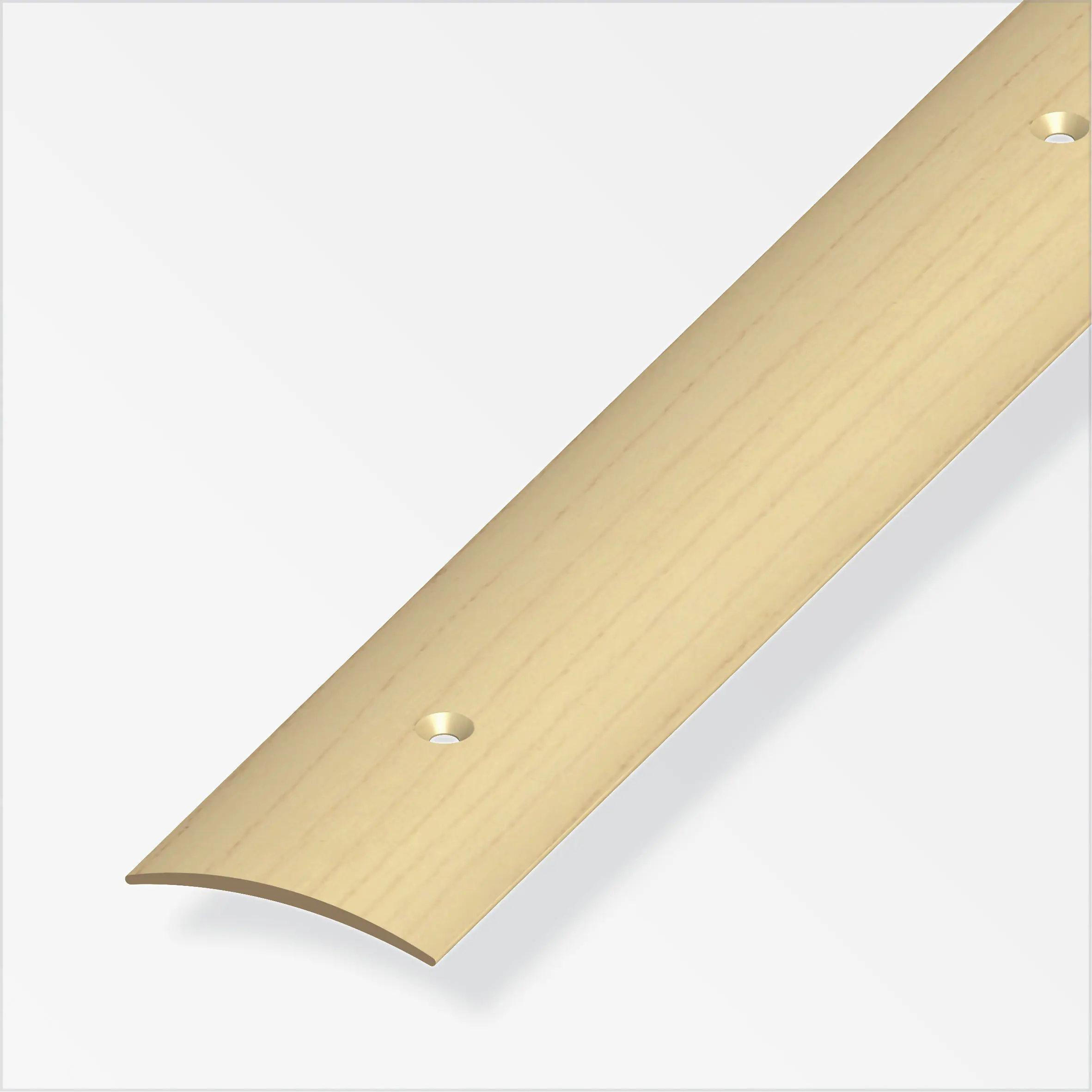 alfer Übergangsprofil 1 m, 30 x 5 mm PVC (Kunststoff) glatt morelle hell