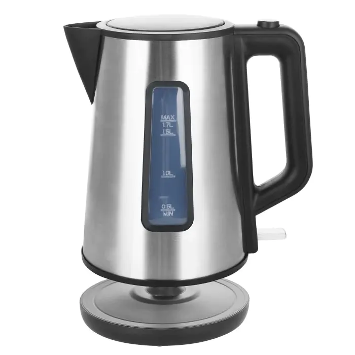 Emerio Wasserkocher WK-122829, 1,7 Liter, 2200 Watt, edelstahl