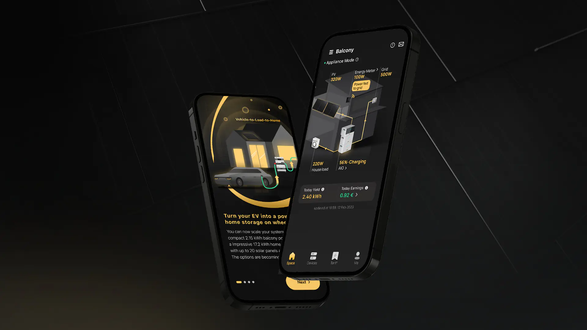 SunEnergyXT Balkonkraftwerkspeicher Kopfspeicher 500 5024 Wh 800 W bidirektionaler-Wechselrichter