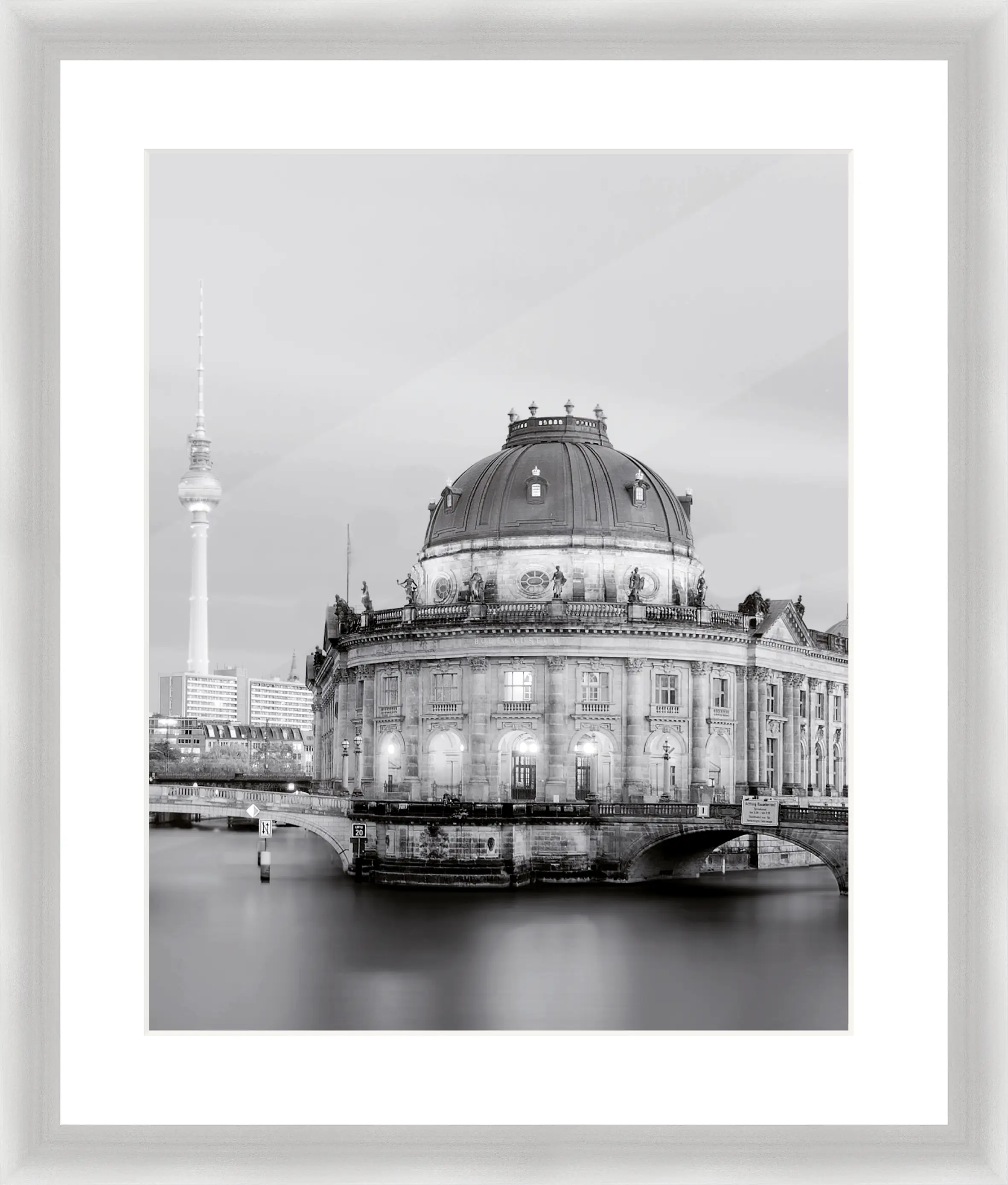 Alu Bilderrahmen Premium silber 50 x 60 cm