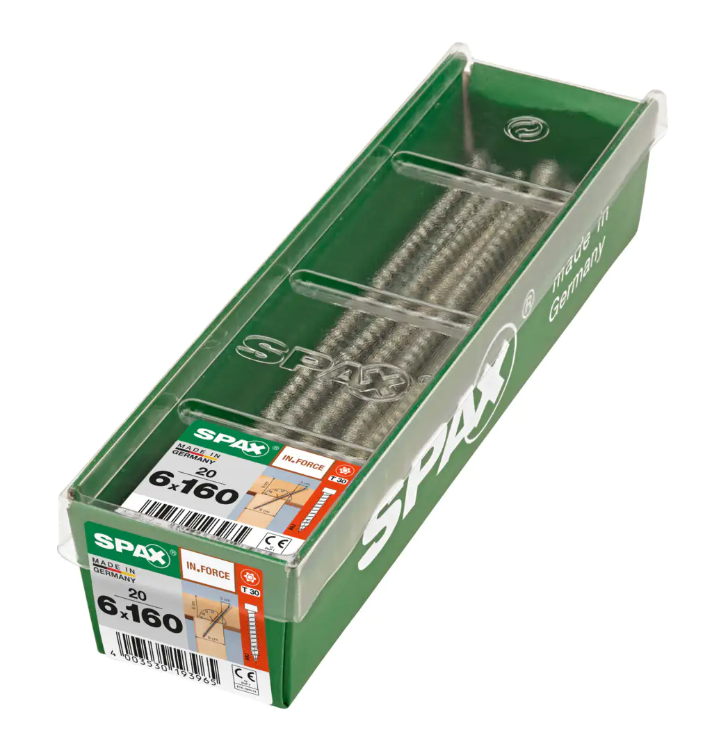 Spax Holzbauschrauben 6.0 x 160 mm TX 30 - 10 Stk.