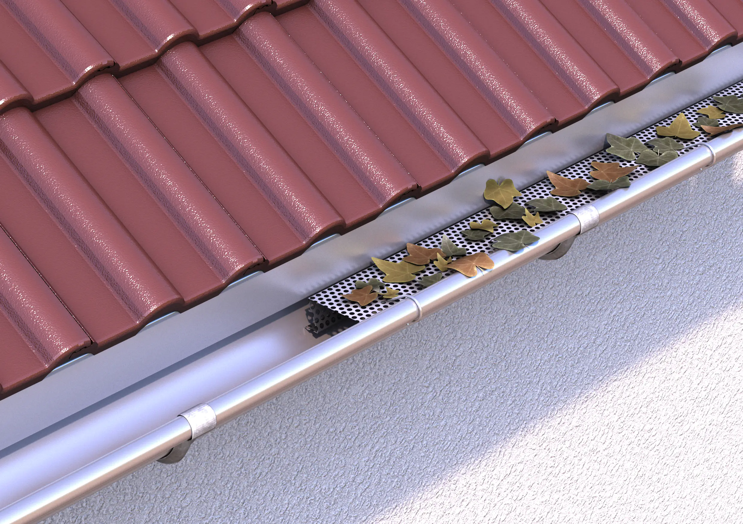 Sarei Laubschutz Alu-natur Lochblech