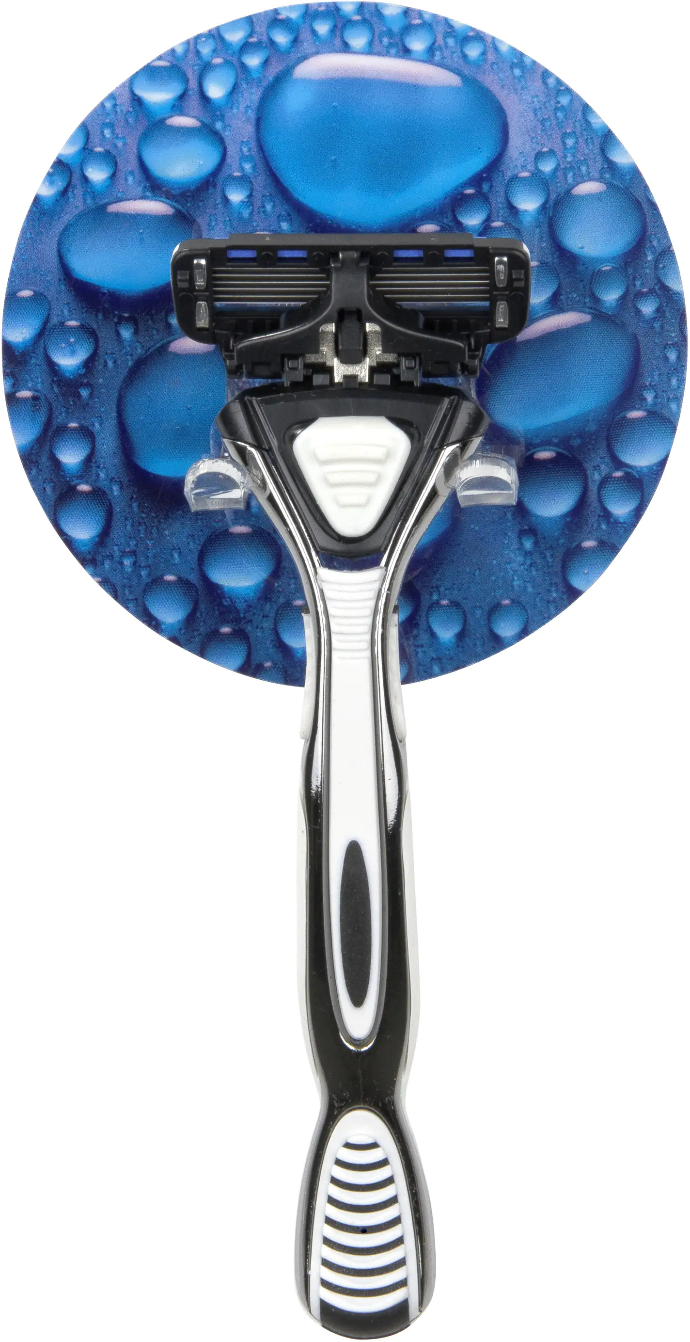 Wenko Static-Loc Wandhaken Duo Kunststoff, Design: Aqua