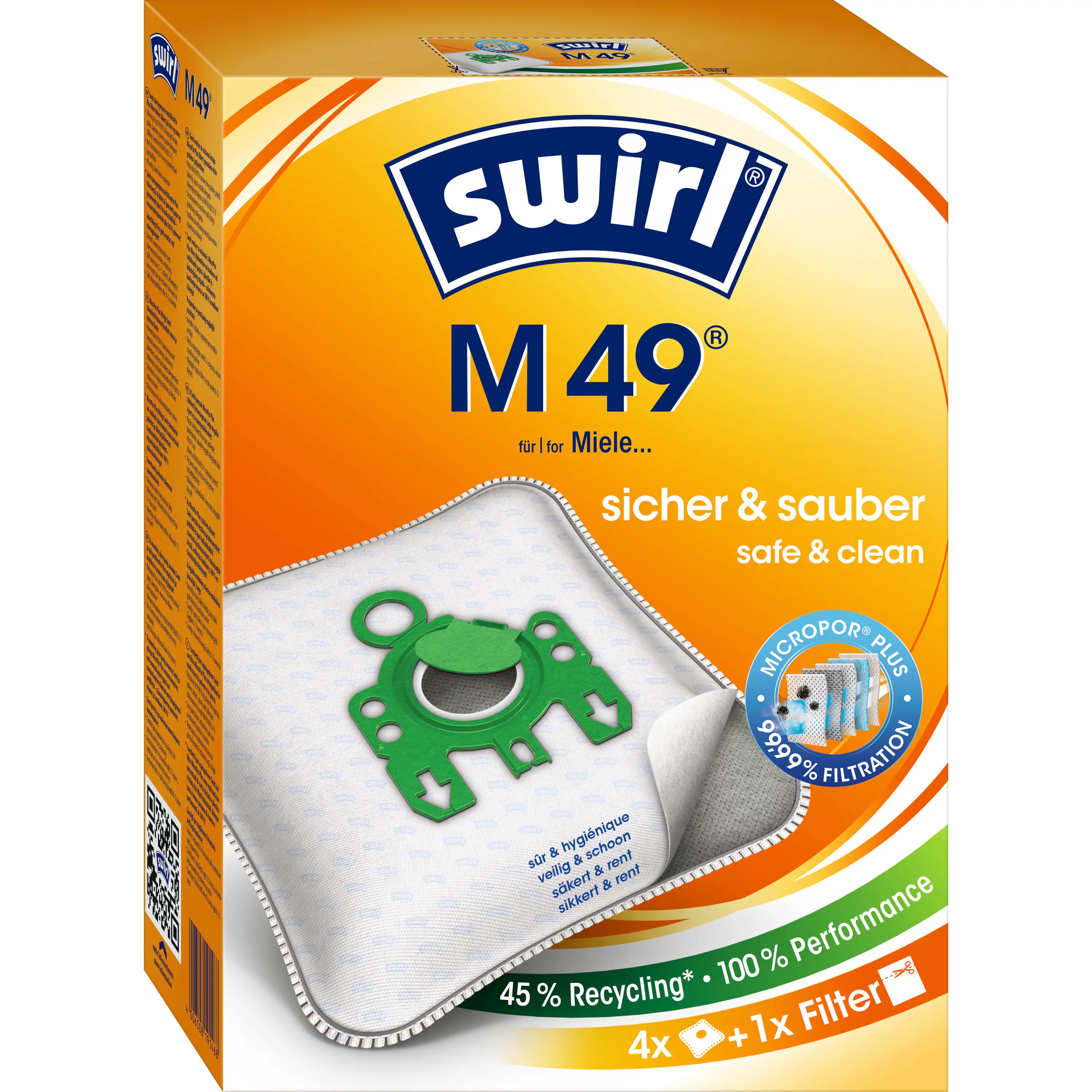 Swirl® M 49  MicroPor® Plus