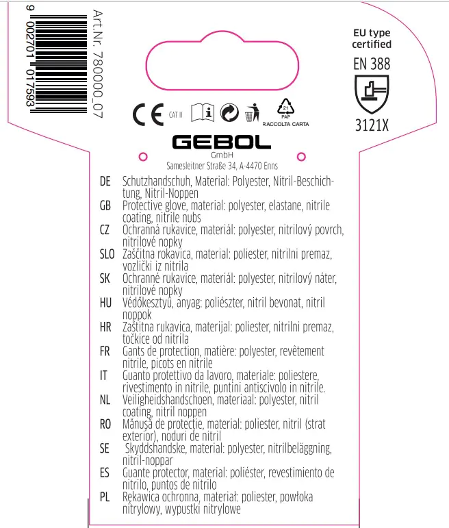 Gebol Handschuh Clivia  