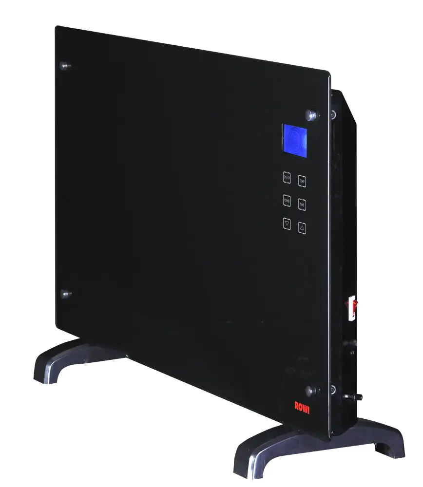 Rowi Glas-Wärmekonvektor 2000 W Timerfunktion, LCD-Display, Fernbedienung Rowi Glas-Wärmekonvektor 2000 W Timerfunktion, LCD-Display, Fernbedienung