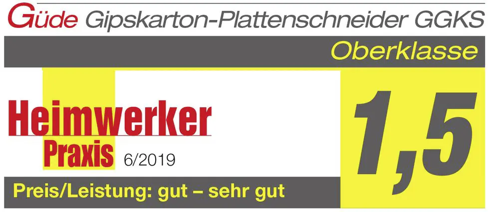 Güde Gipskarton-Plattenschneider GGKS silber, schwarz Güde Gipskarton-Plattenschneider GGKS silber, schwarz