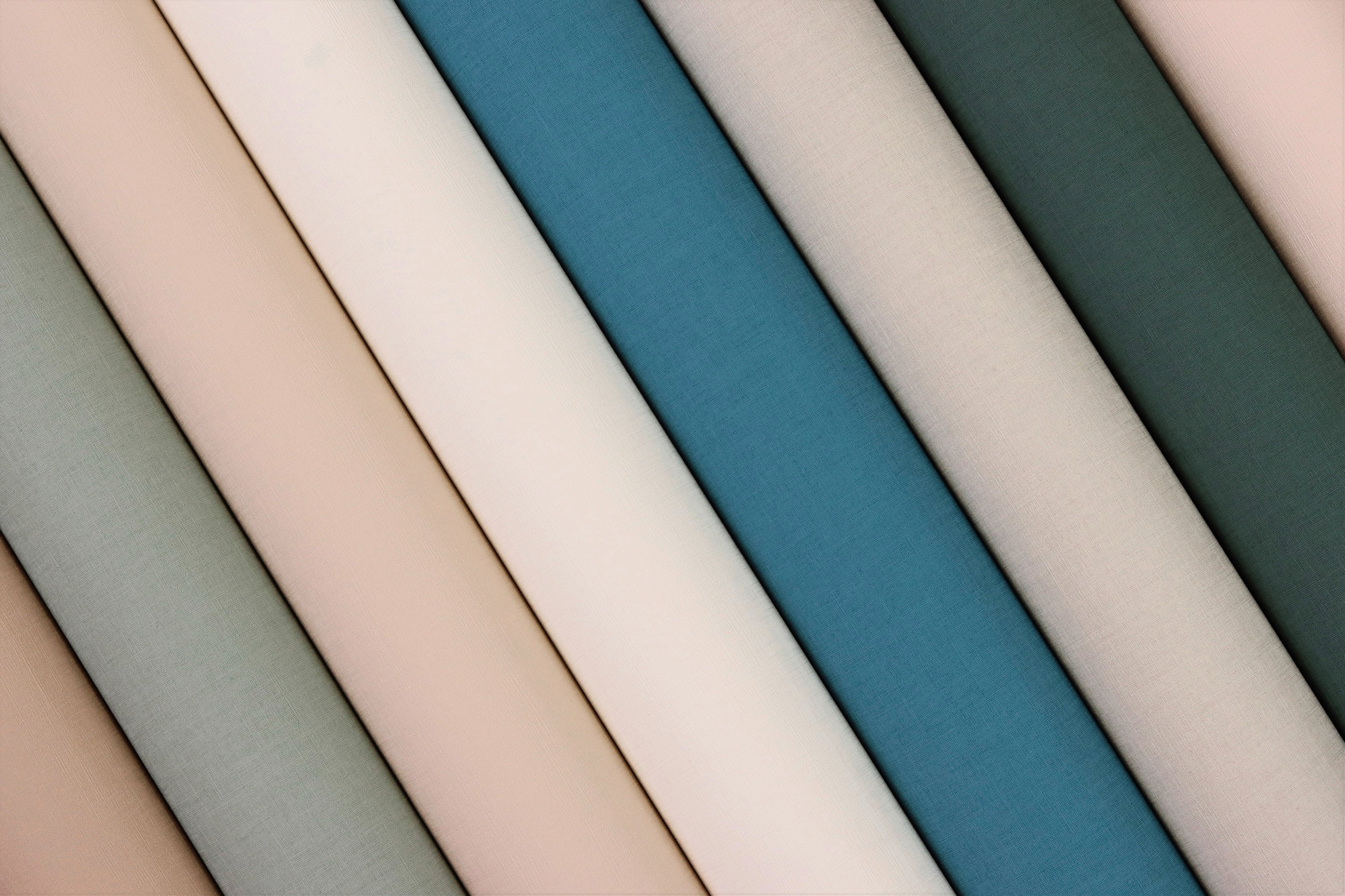 Rasch Vliestapete 690743 Selection, Textilstruktur grün, 10,05 x 0,53 m