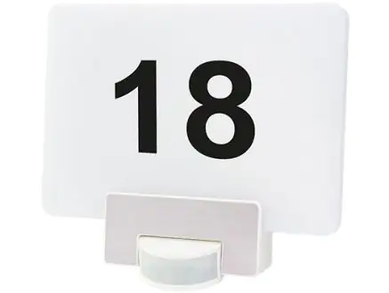Link2Home WiFi LED Hausnummer-Leuchte 10W weiß Link2Home WiFi LED Hausnummer-Leuchte 10W weiß