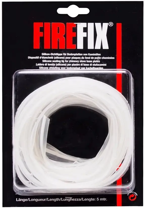 FireFix Silikon-Dichtlippe 500 cm, weiß