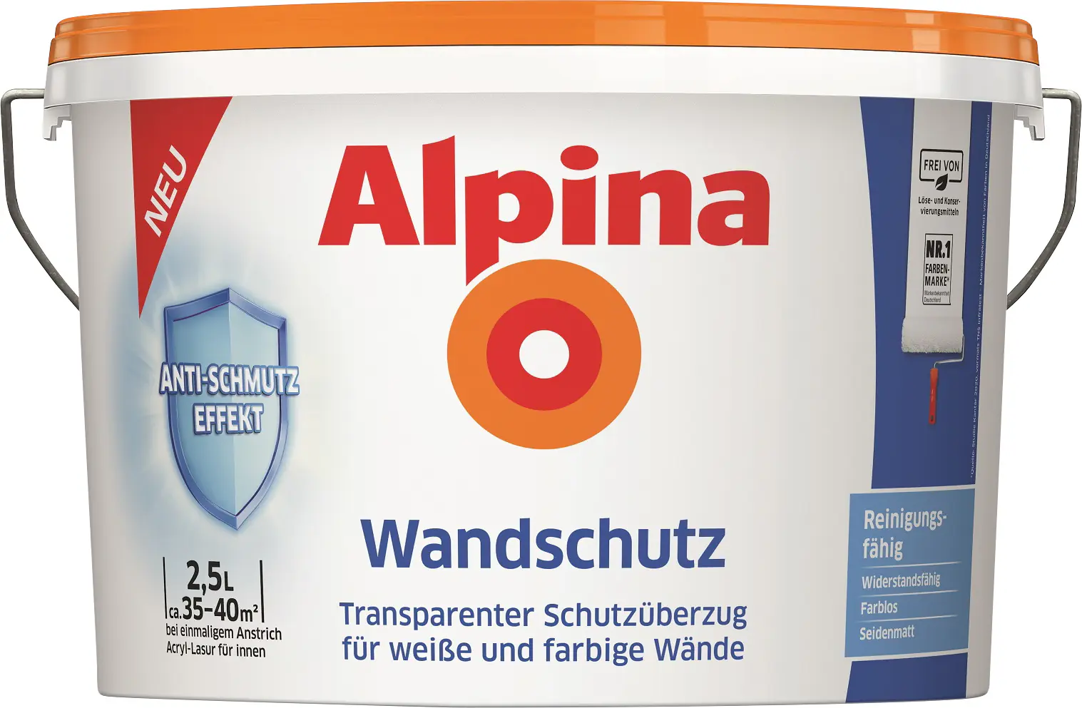 Alpina Schutzanstrich Wandschutz transparent 2,5 L