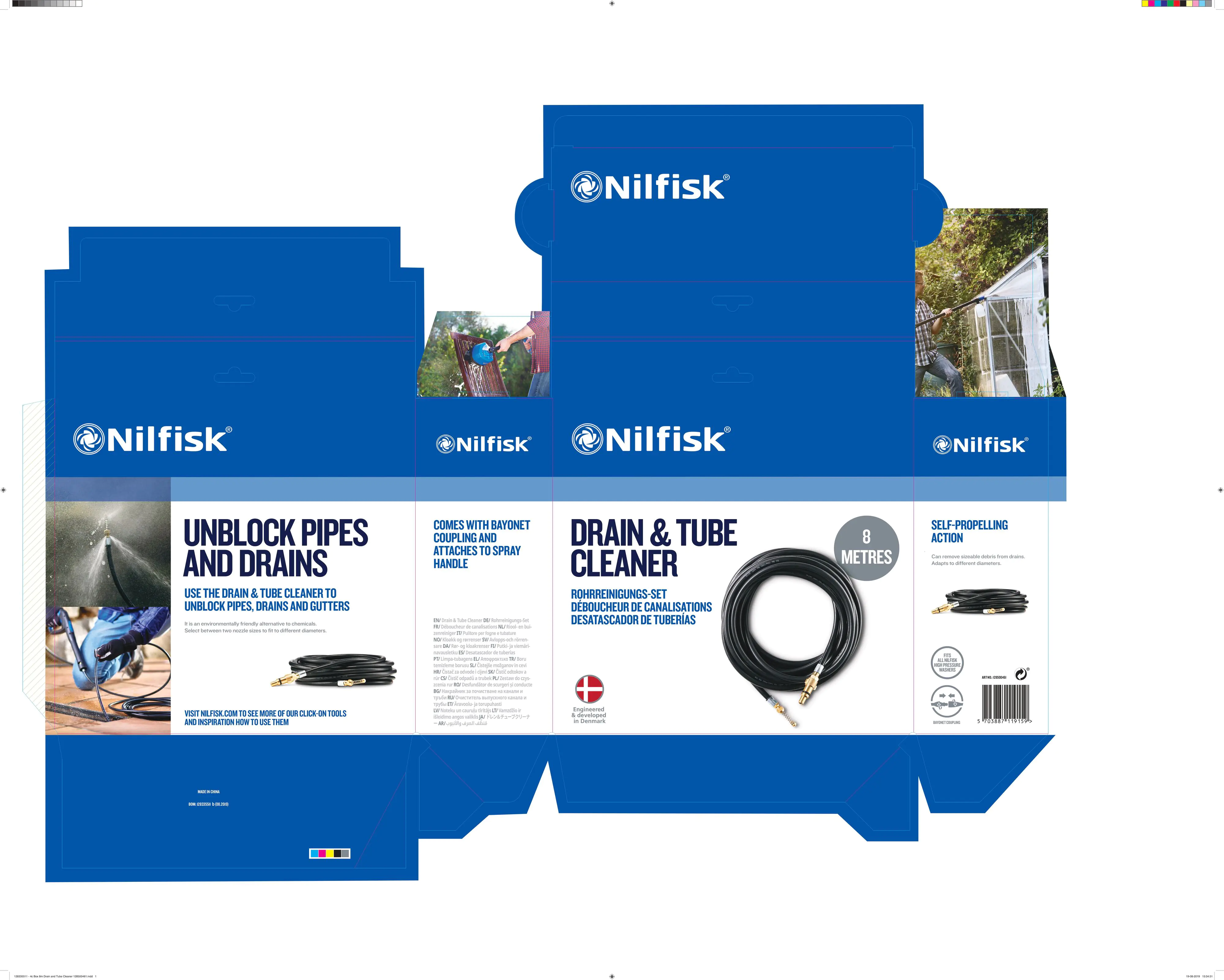 Nilfisk Rohrreinigungs-Set für Hochdruckreiniger 15 m Nilfisk Rohrreinigungs-Set für Hochdruckreiniger 15 m