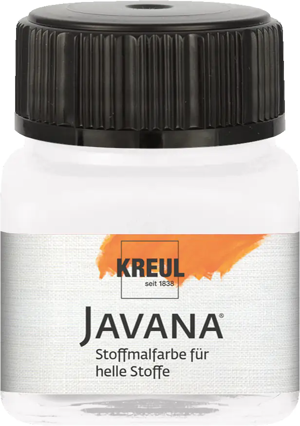 Kreul Javana Stoffmalfarbe für helle Stoffe weiss 20 ml Kreul Javana Stoffmalfarbe für helle Stoffe weiss 20 ml