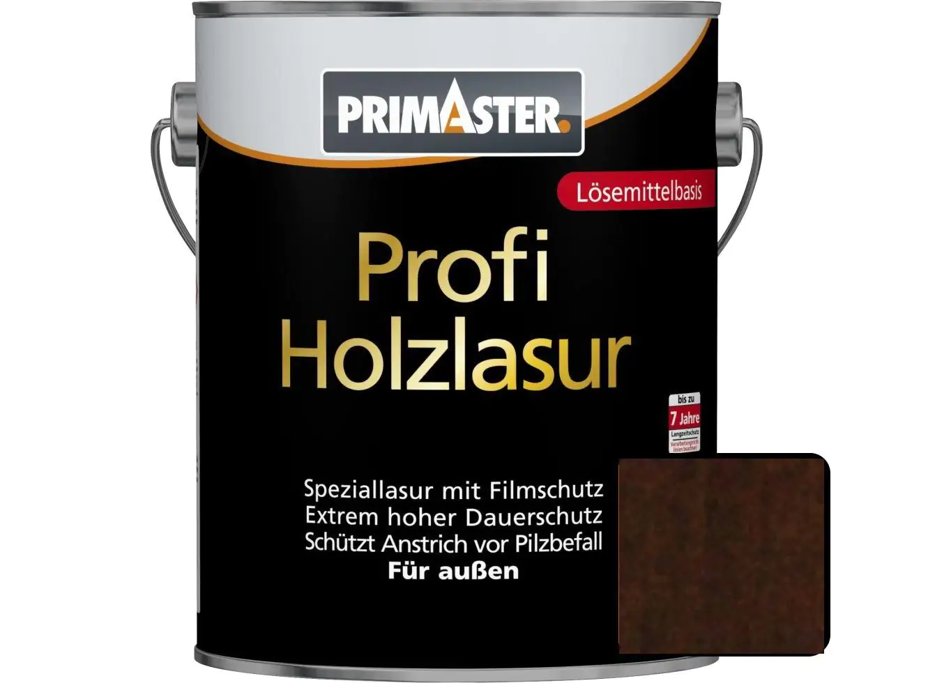 Primaster Profi Holzlasur 750 ml nussbaum