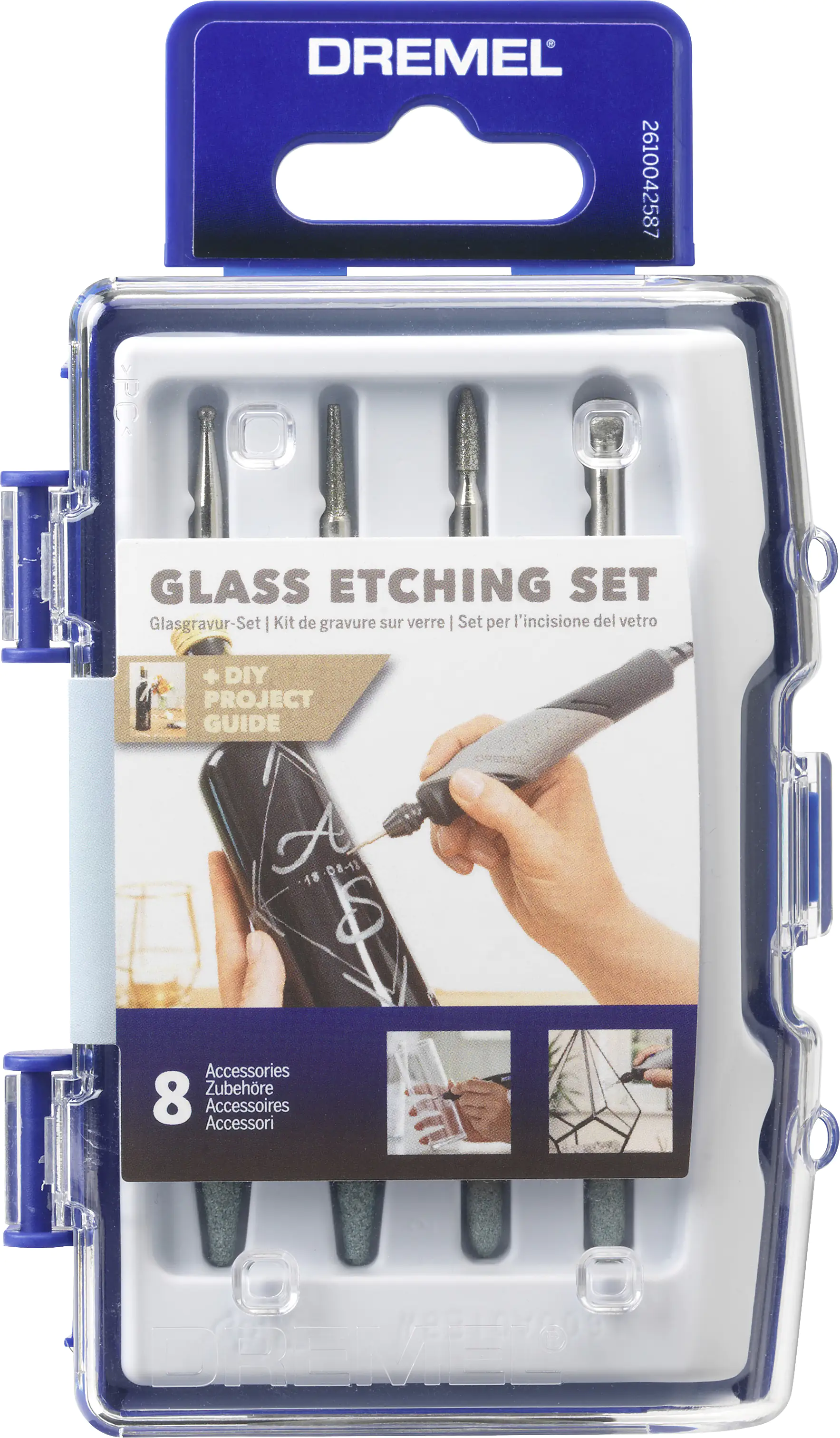 Dremel Glasgravur-Set 682 8-teilig mit Aufbewahrungsbox Dremel Glasgravur-Set 682 8-teilig mit Aufbewahrungsbox