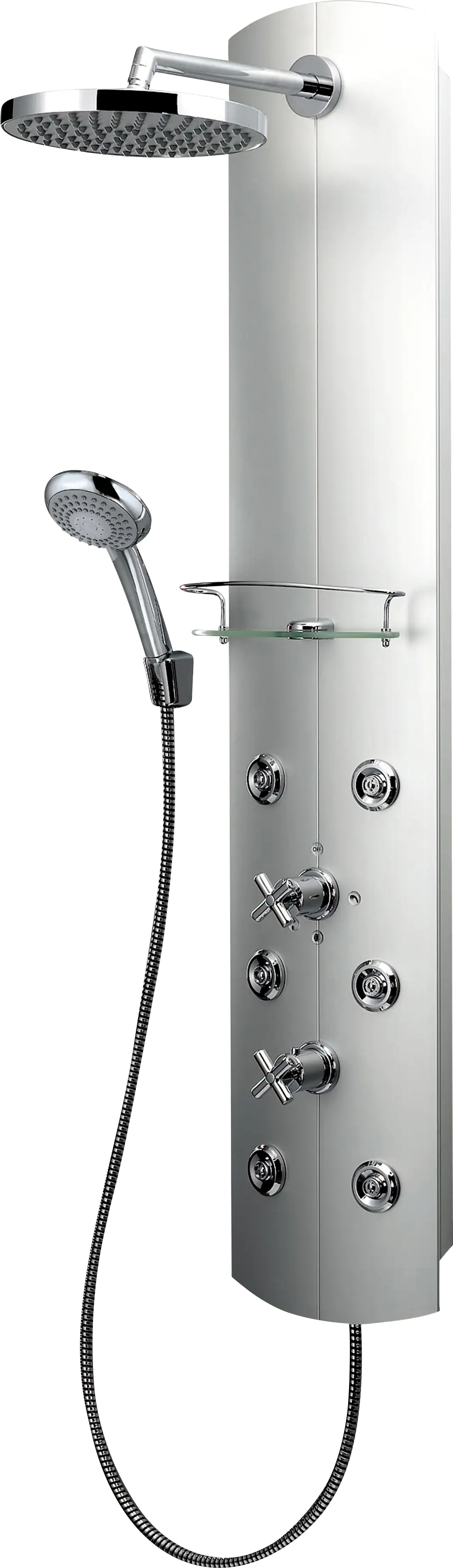 Schulte DuschMaster Classic mit Thermostat+Kopfbrause Schulte DuschMaster Classic mit Thermostat+Kopfbrause