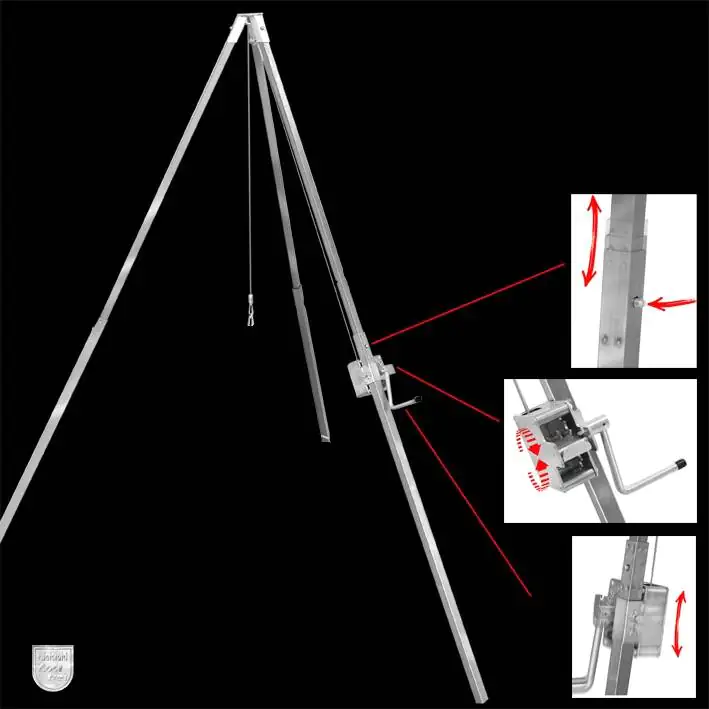 Schneider Dreibein 170 cm ohne Grillrost und Aufhängung