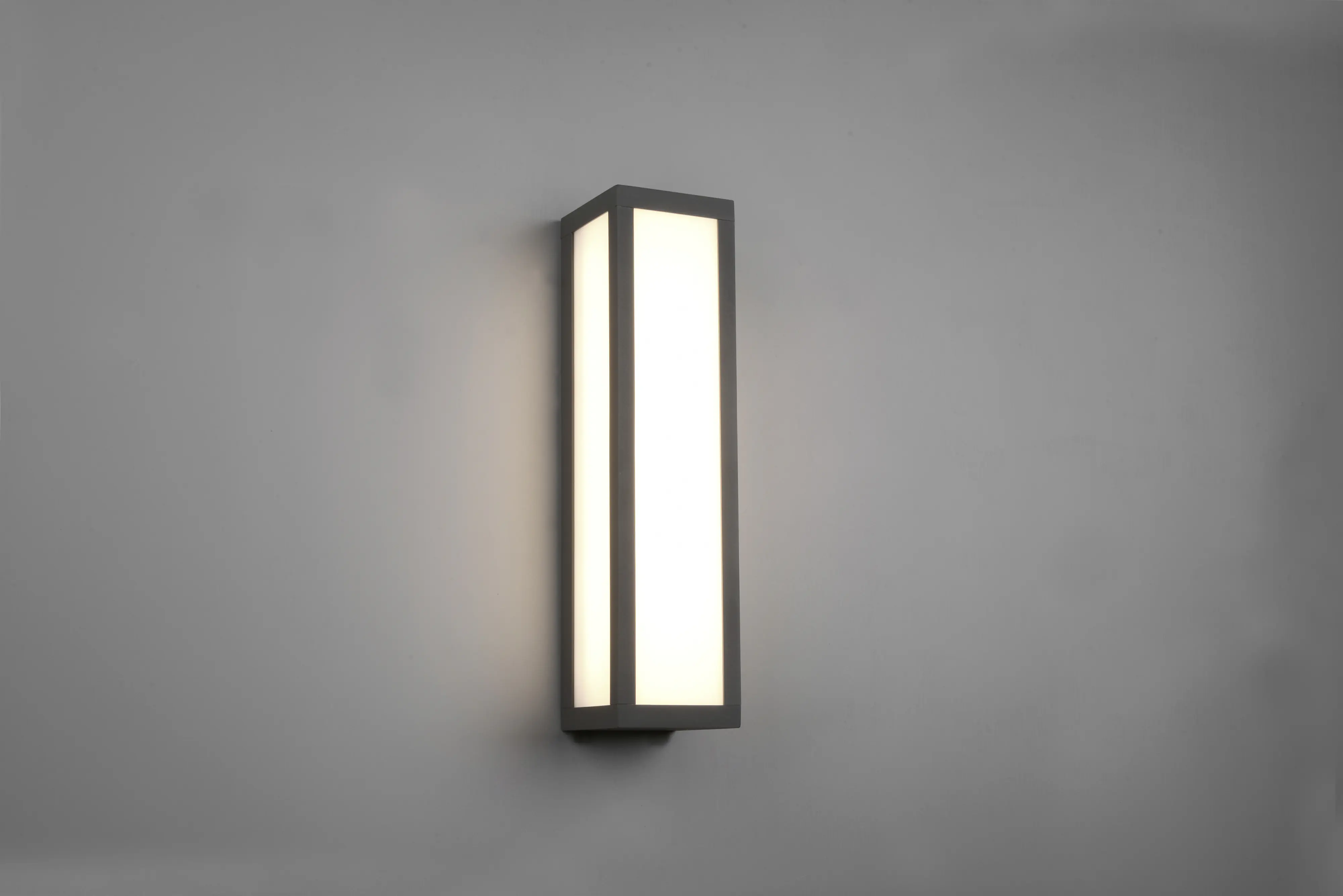 Trio LED Wandleuchte Fuerte für außen anthrazit/weiß 105W