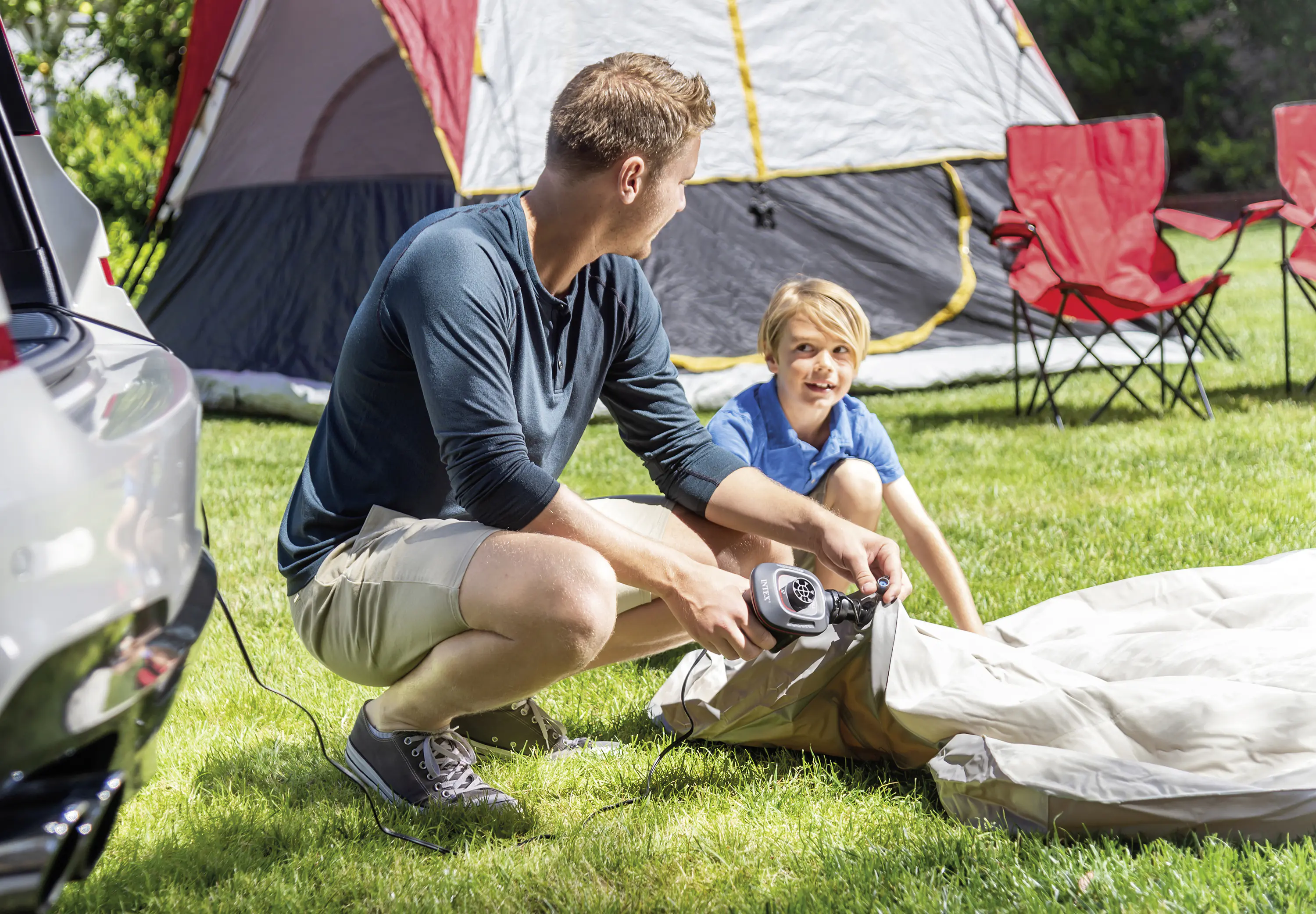 Intex Luftpumpe Quick-Fill 12 Volt