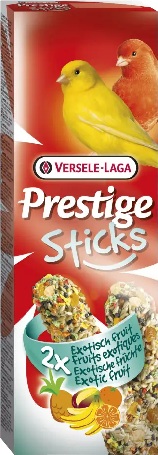 Prestige Sticks Kanarien Exotische Früchte 2 Stück, 60 g