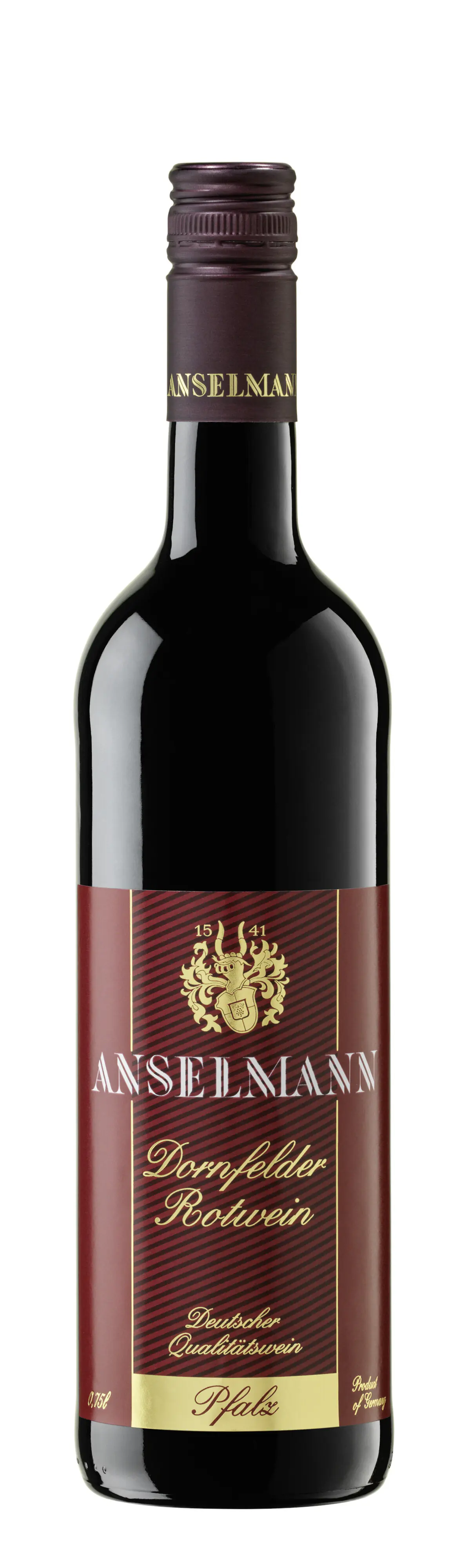 Anselmann Rotwein Dornfelder Pfalz Qualitätswein 0,75L