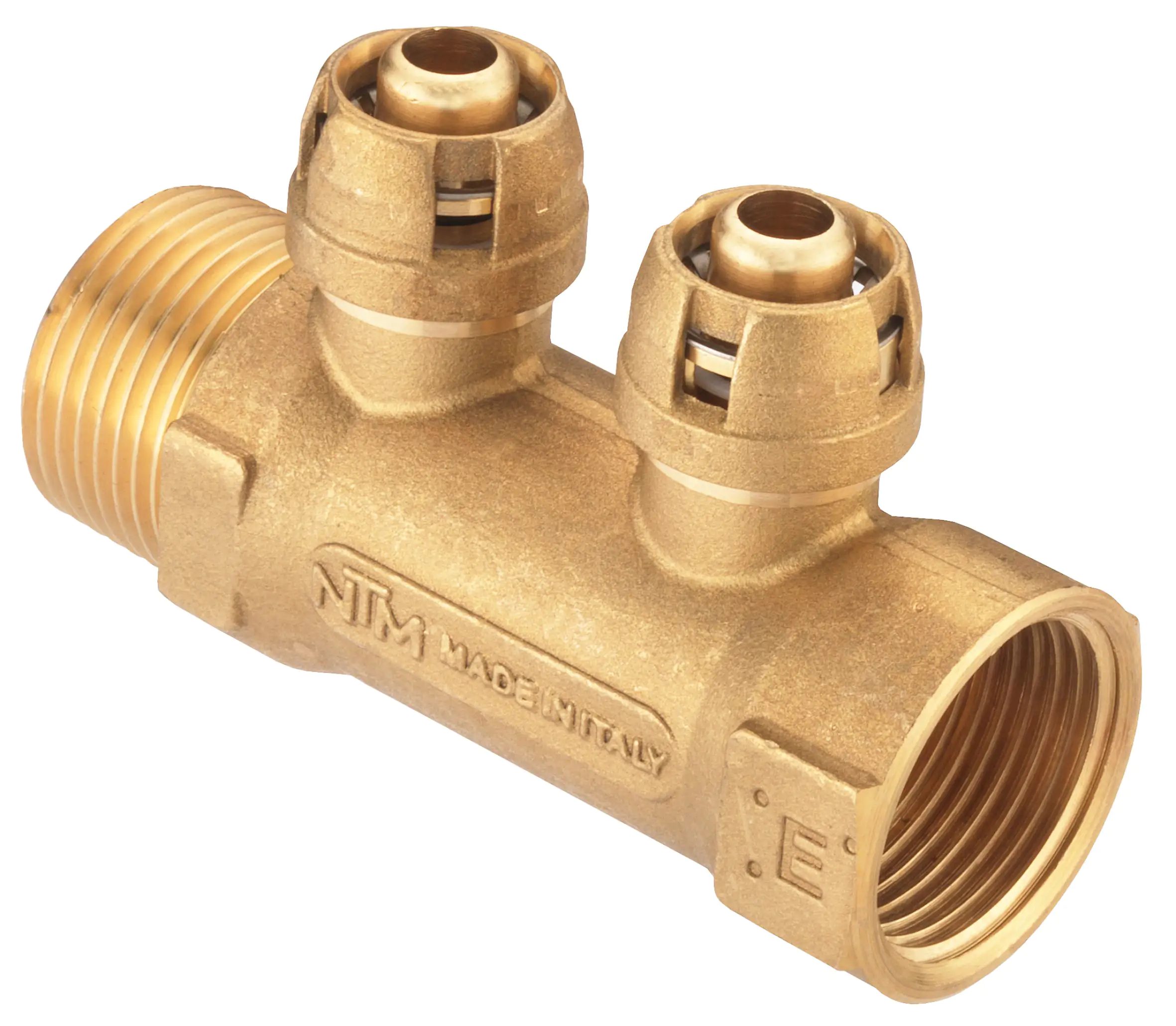 Cornat Steck-Verteiler komplett ø 16 mm 1" IG/AG Messing