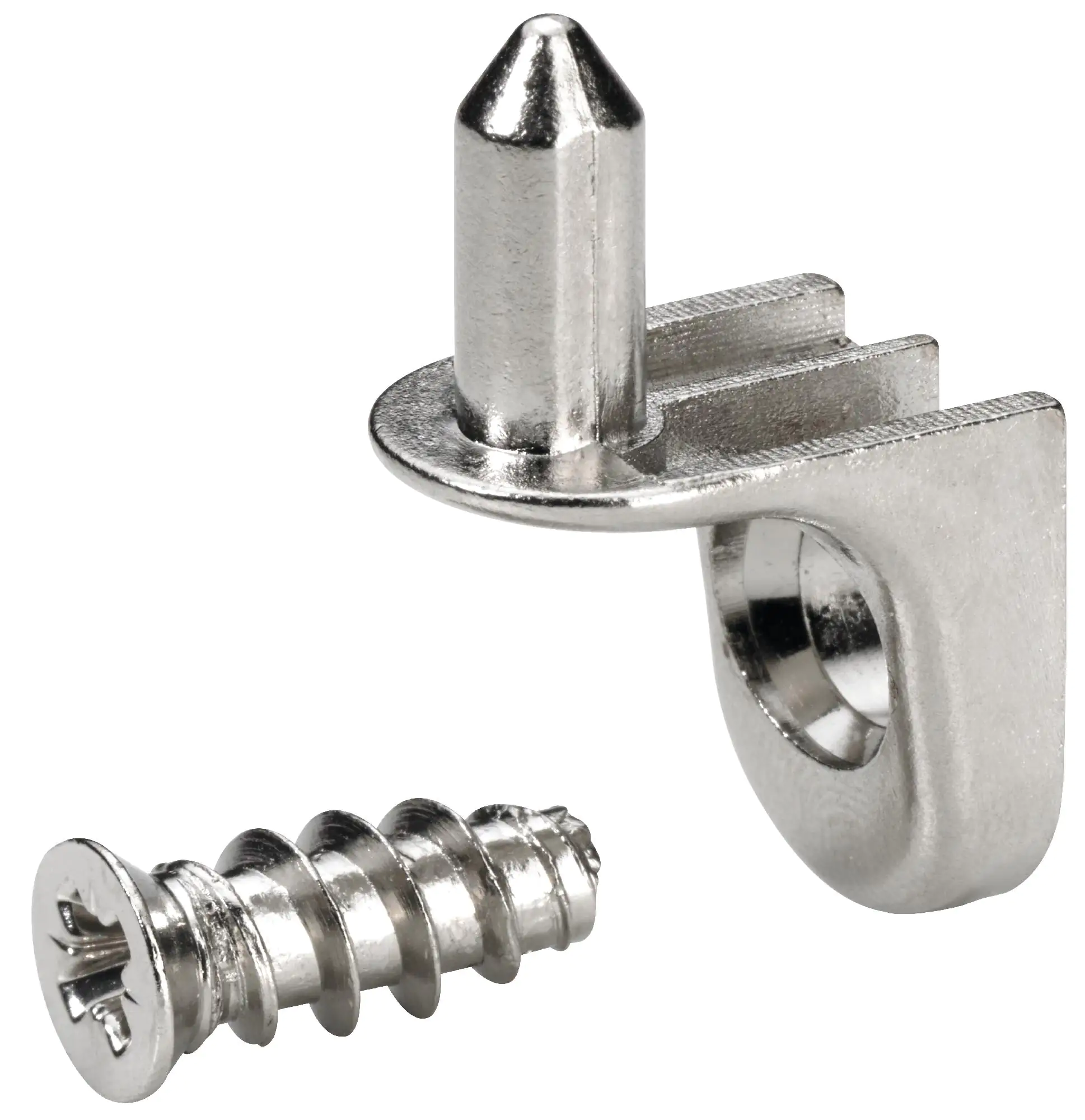 Hettich Sekura 7-Bodenträger zum Anschrauben mit Steckzapfen Ø 5 mm