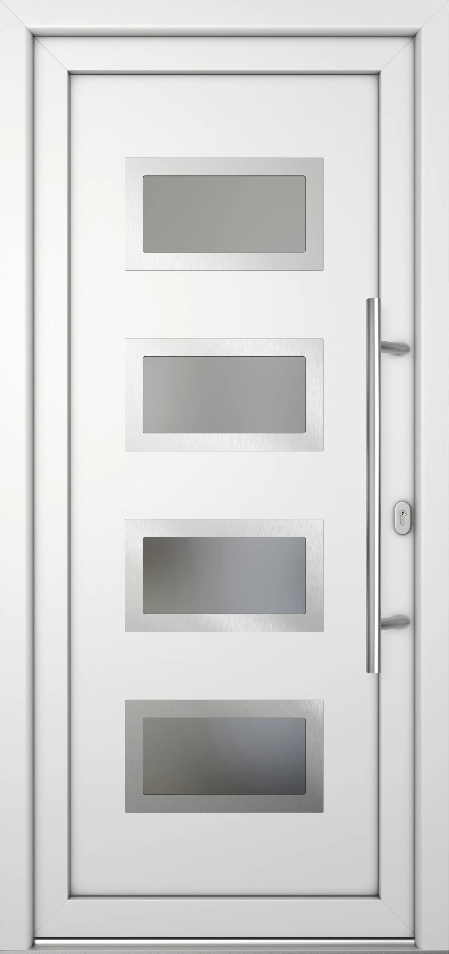 Meeth Haustür Signum Pro PVC Modell 92 88 x 200 cm DIN Rechts weiß