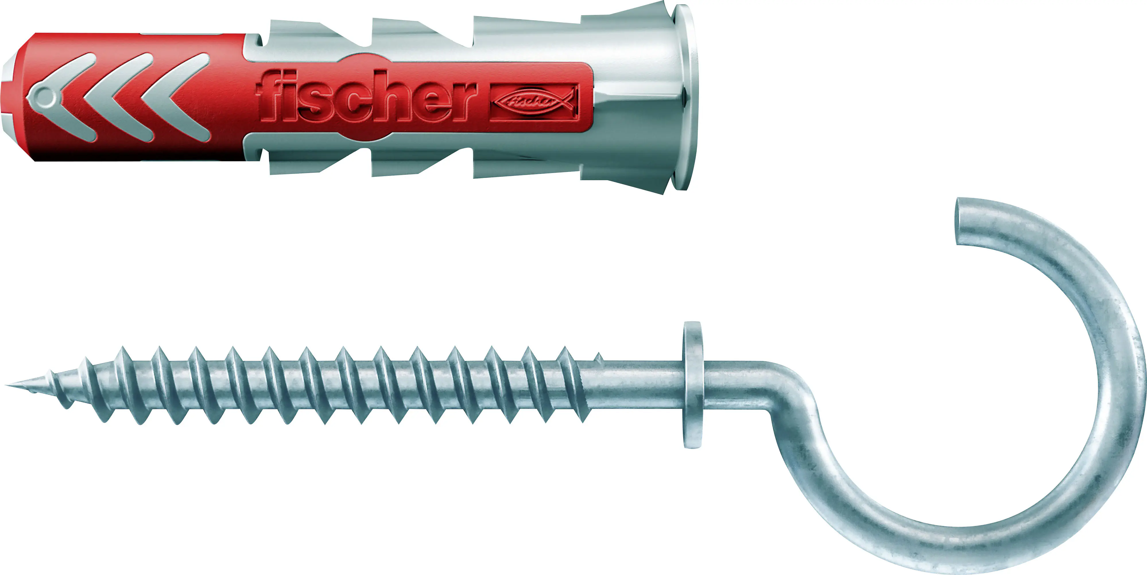 Fischer Dübel-Set DuoPower RH 10 x 50 mm mit Rundhaken - 2 Stück