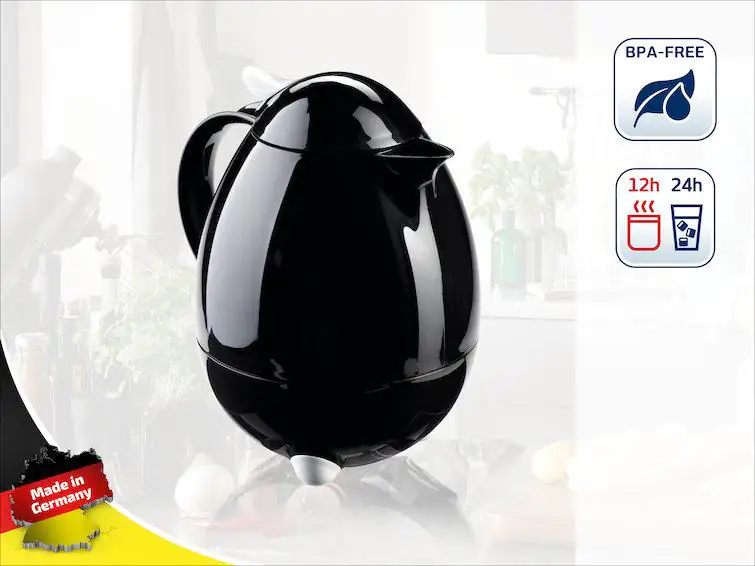 Leifheit Thermoskanne Columbus 1 l, schwarz