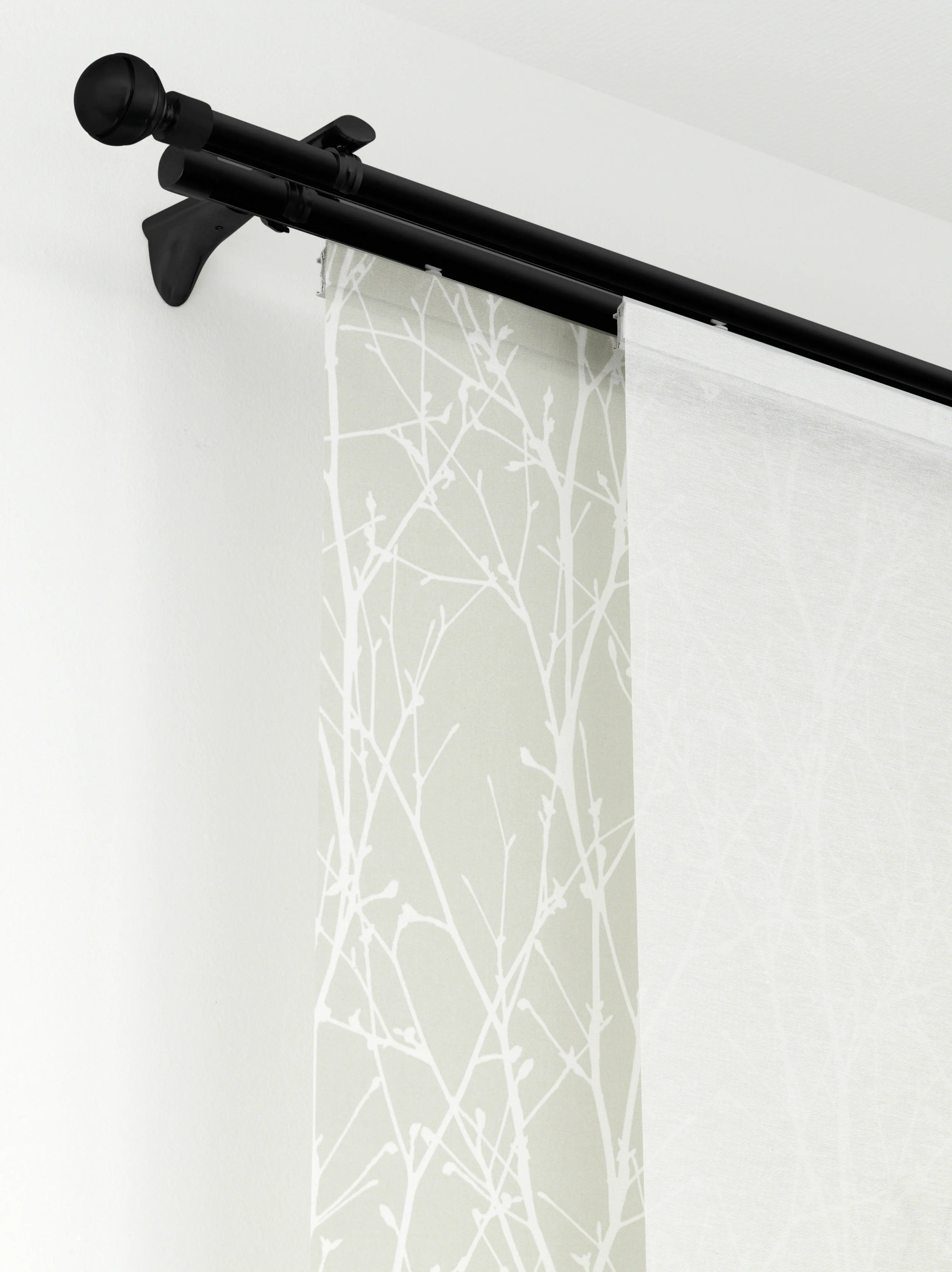 Gardinia Gardinenstange Innenlauf Chicago Ø 20 mm schwarz-matt 120 cm