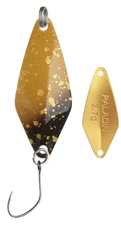 Paladin Angelköder Spoon Bifröst 3,7 g UV gold/schwarz/gold