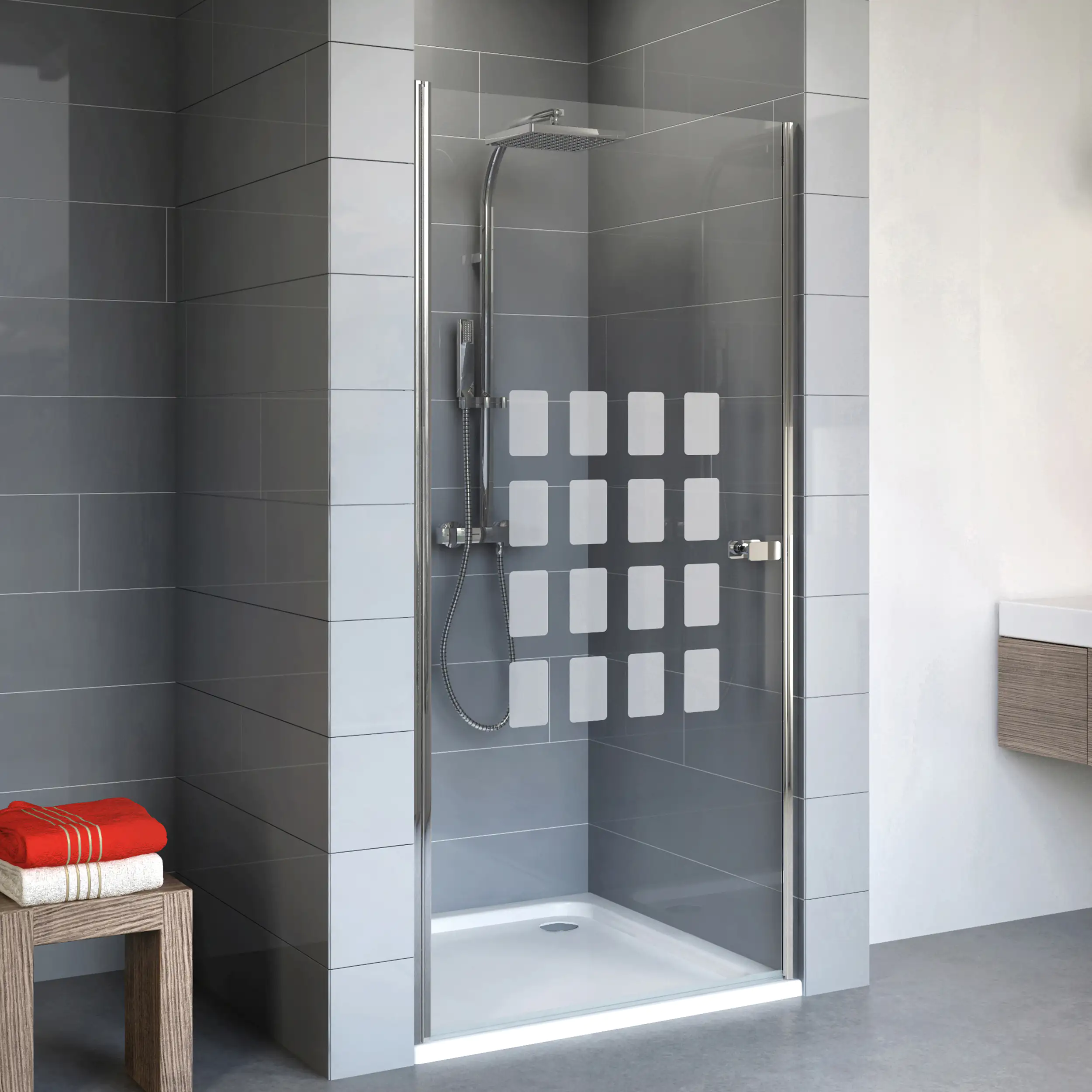 Schulte Nische Drehtür 80 x 192 cm Alexa Style 2.0